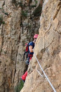 Vertical y flanqueo - Vía Ferrata Lo Pas de la Savina - Estopiñán del Castillo - RocJumper