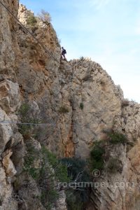 Flanqueo y Subida Tramo 3 - Vía Ferrata Lo Pas de la Savina - Estopiñán del Castillo - RocJumper