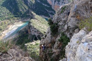 Puente Nepalí - Vía Ferrata Lo Pas de la Savina - Estopiñán del Castillo - RocJumper