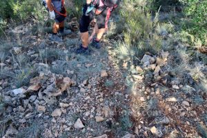 Descenso - Vía Ferrata Lo Pas de la Savina - Estopiñán del Castillo - RocJumper