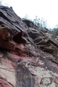 Vertical final - Vía Ferrata de la Olla - Talayuelas - RocJumper