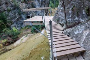 Mirador en las pasarelas de parrizal - Camino Equipado Pas de Romeret - Beceite - RocJumper