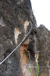 Tramo 1 Flanqueo Diagonal - Vía Ferrata Peña del Cid - Libros - RocJumper