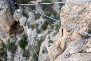 Puente Mono El Nido - Vía Ferrata El Bolón Integral - Elda - RocJumper