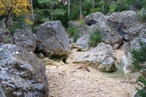 Cruzar el río matarrañas - Canal de les Peonies - Beceite - RocJumper