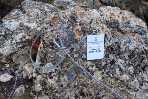 Cambio de línea de vida - Vía Ferrata Asalto a la Villa - Castielfabib - RocJumper