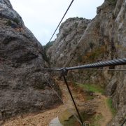 Vía Ferrata del Estrecho de Arcos de la Sierra K2 (Arcos de la Sierra, Cuenca)