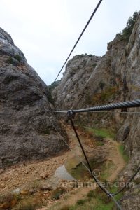 Puente Tibetano - Vía Ferrata del Estrecho de Arcos de la Sierra - RocJumper