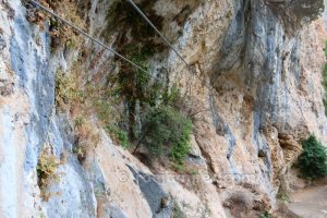 Tirolina - Vía Ferrata Ventano del Diablo - Villalba de la Sierra - RocJumper