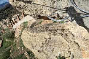 Tramo A Flanqueo - Vía Ferrata El Turrión - Comares - RocJumper