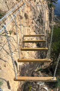 Tramo A Puente Los Balancines - Vía Ferrata El Turrión - Comares - RocJumper