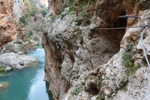 Flanqueos - Vía Ferrata Ventano del Diablo - Villalba de la Sierra - RocJumper