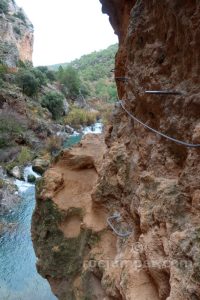 Flanqueos - Vía Ferrata Ventano del Diablo - Villalba de la Sierra - RocJumper