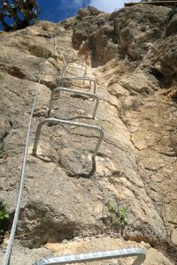 Tramo B Vertical - Vía Ferrata El Turrión - Comares - RocJumper