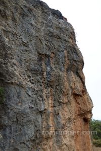 Tramo 2 Vertical - Vía Ferrata La Lámpara - Titaguas - RocJumper