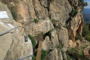 Tramo C Flanqueos - Vía Ferrata El Turrión - Comares - RocJumper