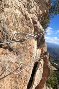 Tramo C Flanqueos - Vía Ferrata El Turrión - Comares - RocJumper