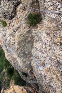 Tramo 2 Flanqueo y Salida - Vía Ferrata La Lámpara - Titaguas - RocJumper