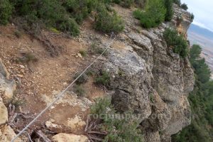 Tramo 2 Salida - Vía Ferrata La Lámpara - Titaguas - RocJumper