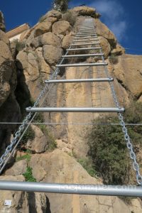 Tramo D Escadena - Vía Ferrata El Turrión - Comares - RocJumper