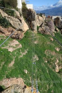 Tramo D Puente Tibetano - Vía Ferrata El Turrión - Comares - RocJumper