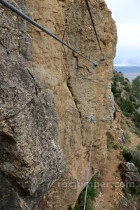 Tramo 2 Puente Nepalí - Vía Ferrata La Lámpara - Titaguas - RocJumper