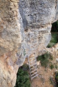 Tramo 2 Flanqueo Escalera - Vía Ferrata La Lámpara - Titaguas - RocJumper