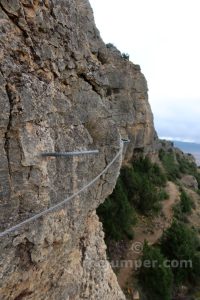 Tramo 2 Flanqueo - Vía Ferrata La Lámpara - Titaguas - RocJumper