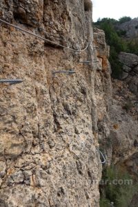 Tramo 2 Flanqueo - Vía Ferrata La Lámpara - Titaguas - RocJumper