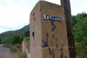 Cartel Ferrata - Vía Ferrata de la Porpuz - Alumbres - RocJumper