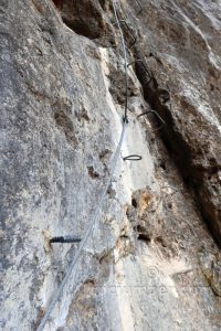 Flanqueo - Vía Ferrata del Ciervo - Casas Nuevas - RocJumper