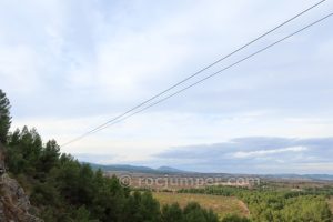 Tirolina 1 - Vía Ferrata del Ciervo - Casas Nuevas - RocJumper
