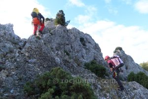 Cresta Canal Mika - Canal Mika - Barranco del Rincón del Olvido o Teular - Confrides - RocJumper