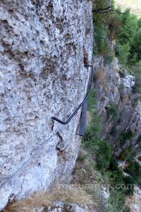 Flanqueo - Vía Ferrata del Ciervo - Casas Nuevas - RocJumper