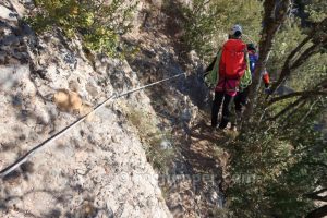 Flanqueo - Camí Vertical de la Lluna Plena - Sant Llorenç de Morunys - RocJumper