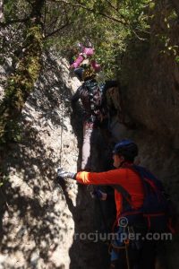 Pas de la Ayuta - Camí Vertical de la Lluna Plena - Sant Llorenç de Morunys - RocJumper