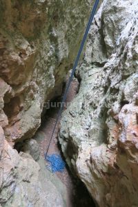 R4 - Vía Ferrata Avenc Ombría de Toll Blau - Mas Barberans - RocJumper