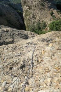 Cadenas - Vía Ferrata Mallo de la Mora - Peña Rueba - Murillo de Gallego - RocJumper