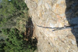 Cable - Vía Ferrata Mallo de la Mora - Peña Rueba - Murillo de Gallego - RocJumper