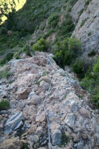 Cable - Vía Ferrata Mallo de la Mora - Peña Rueba - Murillo de Gallego - RocJumper