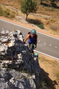 Vertical - Acceso 2 - Vía Ferrata Araúzo de Miel - RocJumper