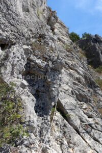 Placa - Acceso 2 - Vía Ferrata Araúzo de Miel - RocJumper