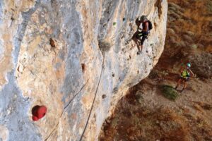 Flanqueo - Tramo Joan - Vía Ferrata La Pasarela Espeja - Espeja de San Marcelino - RocJumper