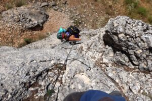 Vertical - Acceso 1 - Vía Ferrata Araúzo de Miel - RocJumper