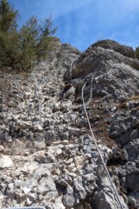 Cadenas - Acceso 1 - Vía Ferrata Araúzo de Miel - RocJumper