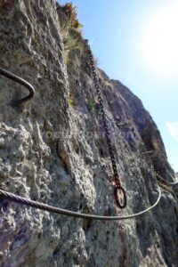 Péndulo 1 - Ranero II Difícil - Vía Ferrata Huerta de Rey - RocJumper