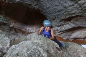 Flanqueo - Tramo Intermedio - Vía Ferrata La Pasarela Espeja - Espeja de San Marcelino - RocJumper