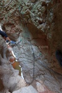 Flanqueo y Escape - Tramo Intermedio - Vía Ferrata La Pasarela Espeja - Espeja de San Marcelino - RocJumper