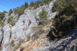 Puente Nepalí 1 - Acceso 1 - Vía Ferrata Araúzo de Miel - RocJumper