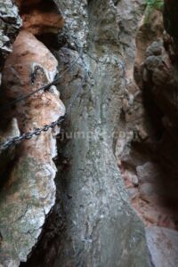 Flanqueo Cadenas - Tramo Intermedio - Vía Ferrata La Pasarela Espeja - Espeja de San Marcelino - RocJumper